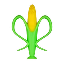 Load image into Gallery viewer, Baby Silicone Training Toothbrush BPA Free Corn Shape Safe Toddle Teether Chew Toys Teething Ring Gift For Infant Baby Chewing