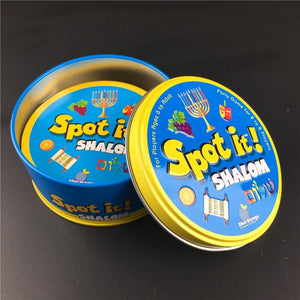 2020 Spot Board Games 83mm For Kids Like It Classic Education Card Dobble Game English Version Home Party Funny Game