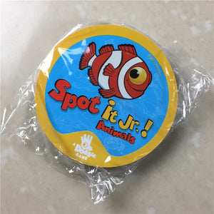 2020 Spot Board Games 83mm For Kids Like It Classic Education Card Dobble Game English Version Home Party Funny Game