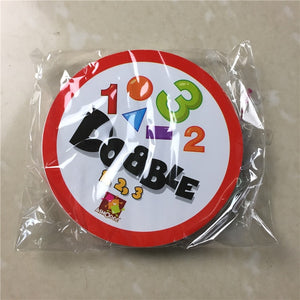 2020 Spot Board Games 83mm For Kids Like It Classic Education Card Dobble Game English Version Home Party Funny Game